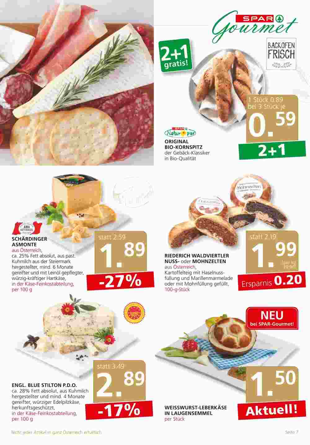 SPAR Gourmet Flugblatt (ab 28.09.2023) - Angebote und Prospekt - Seite 7