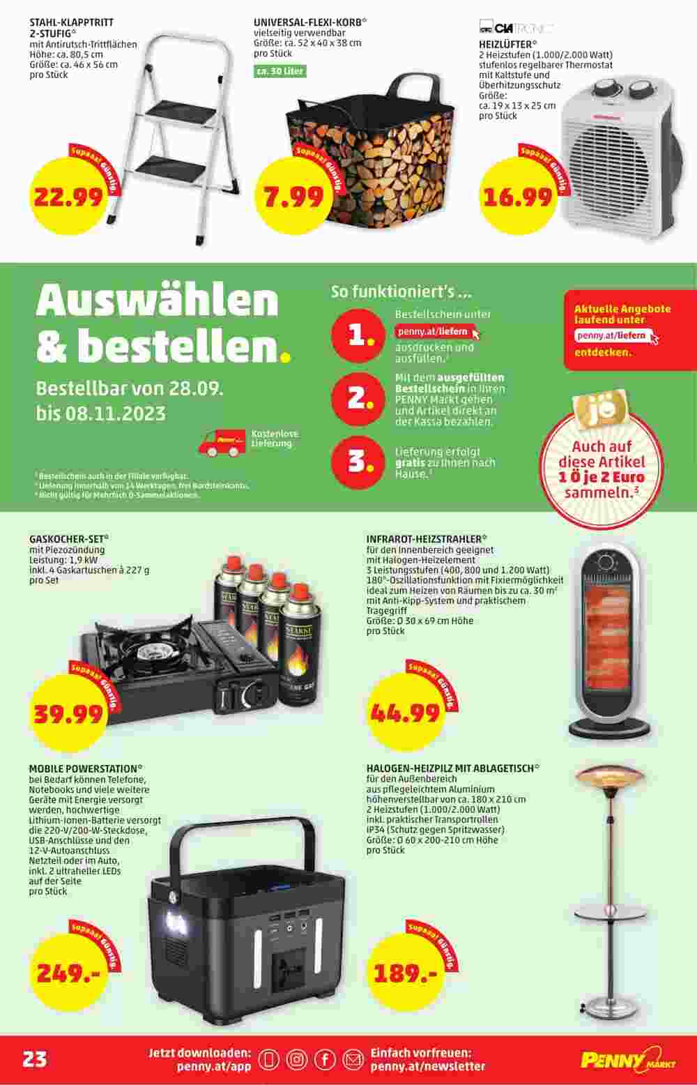 PENNY Flugblatt (ab 28.09.2023) - Angebote und Prospekt - Seite 23