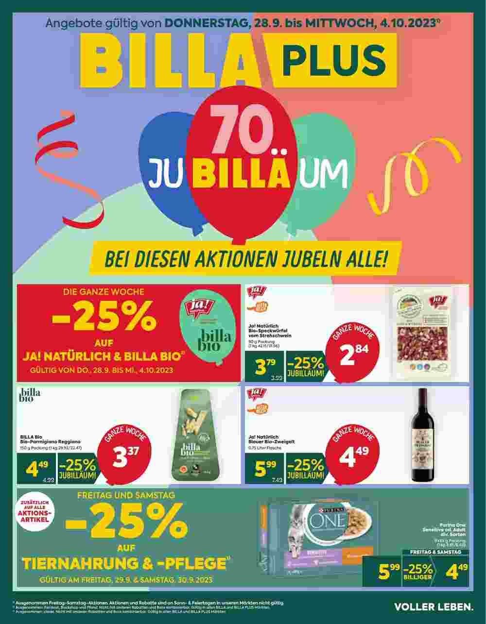 Billa Box Flugblatt (ab 28.09.2023) - Angebote und Prospekt - Seite 1