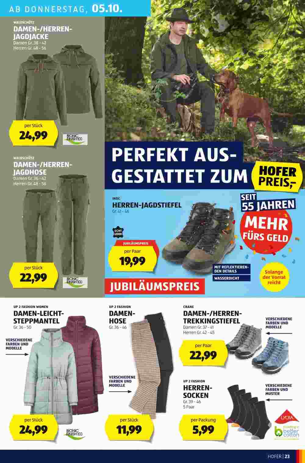 Hofer Flugblatt (ab 29.09.2023) - Angebote und Prospekt - Seite 25