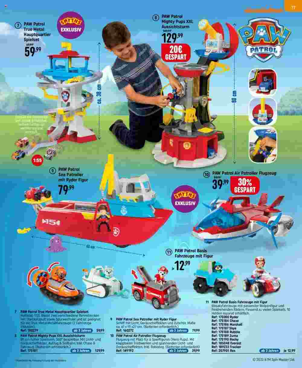 Smyths Toys Flugblatt (ab 29.09.2023) - Angebote und Prospekt - Seite 77