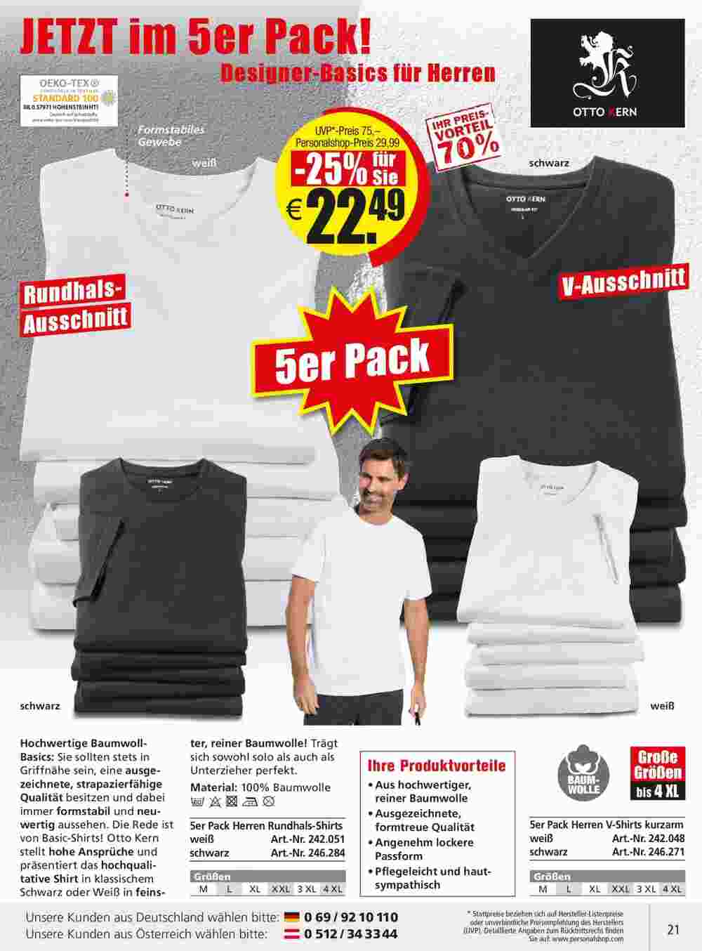 Personalshop Flugblatt (ab 30.09.2023) - Angebote und Prospekt - Seite 21