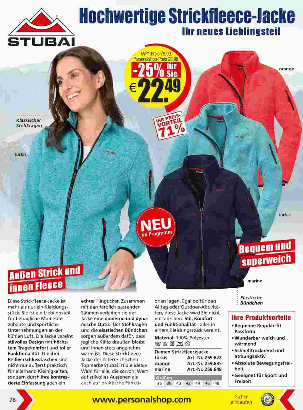 Personalshop Flugblatt (ab 30.09.2023) - Angebote und Prospekt - Seite 26