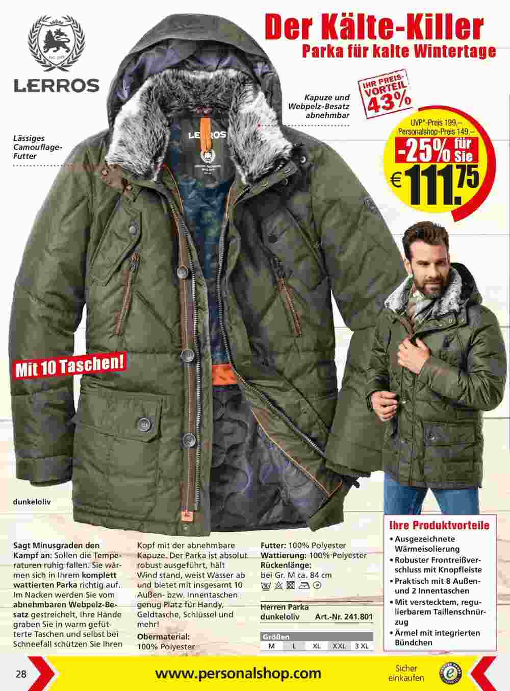 Personalshop Flugblatt (ab 30.09.2023) - Angebote und Prospekt - Seite 28