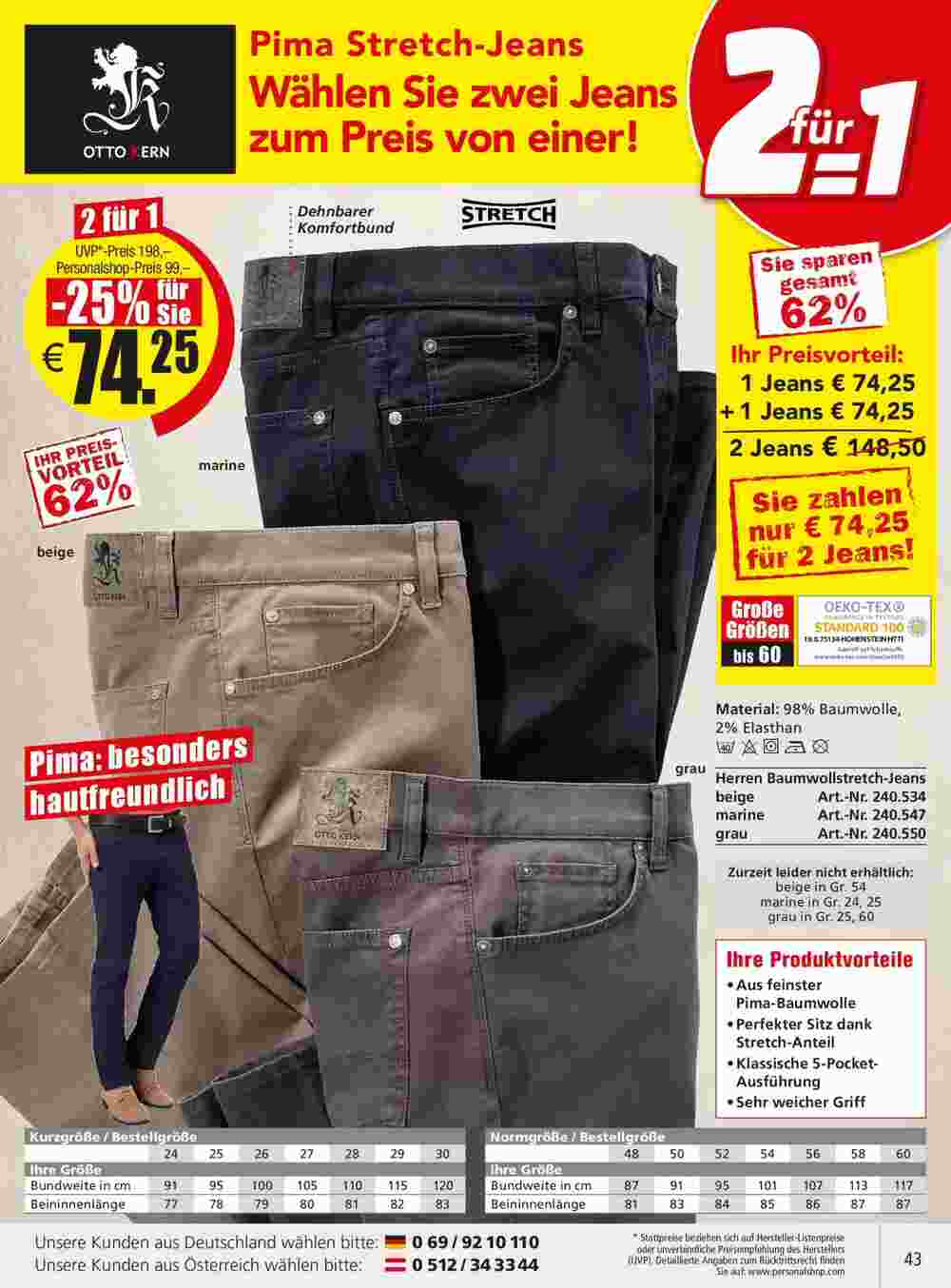 Personalshop Flugblatt (ab 30.09.2023) - Angebote und Prospekt - Seite 43