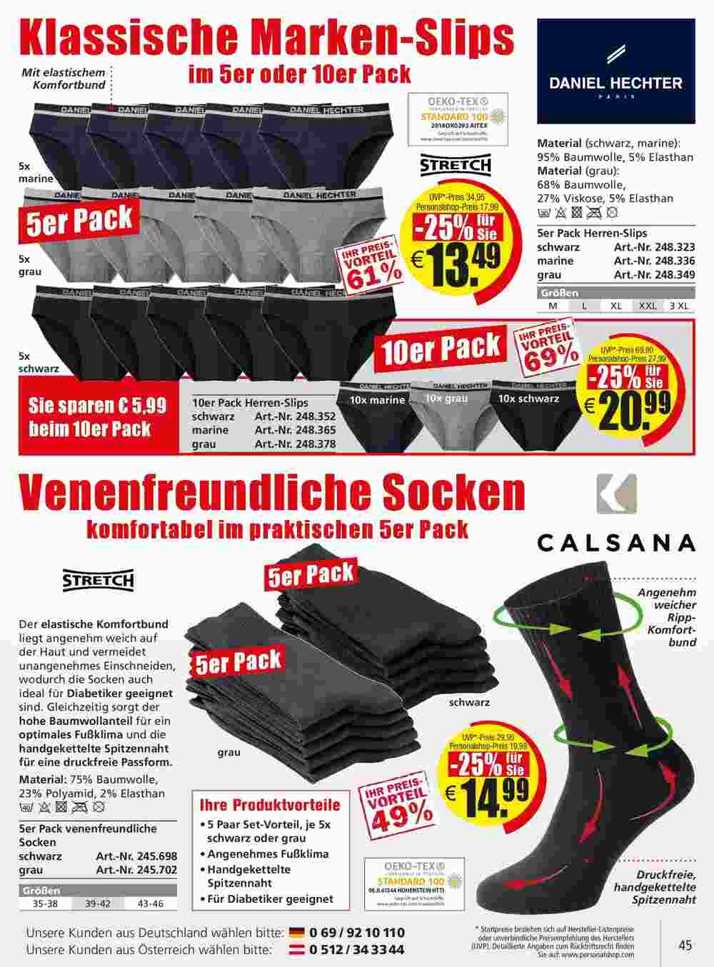 Personalshop Flugblatt (ab 30.09.2023) - Angebote und Prospekt - Seite 45