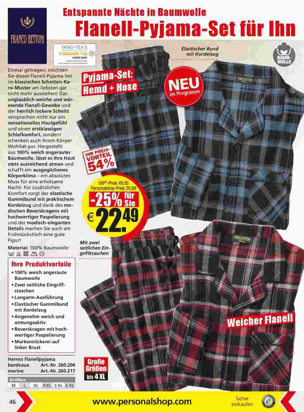 Personalshop Flugblatt (ab 30.09.2023) - Angebote und Prospekt - Seite 46