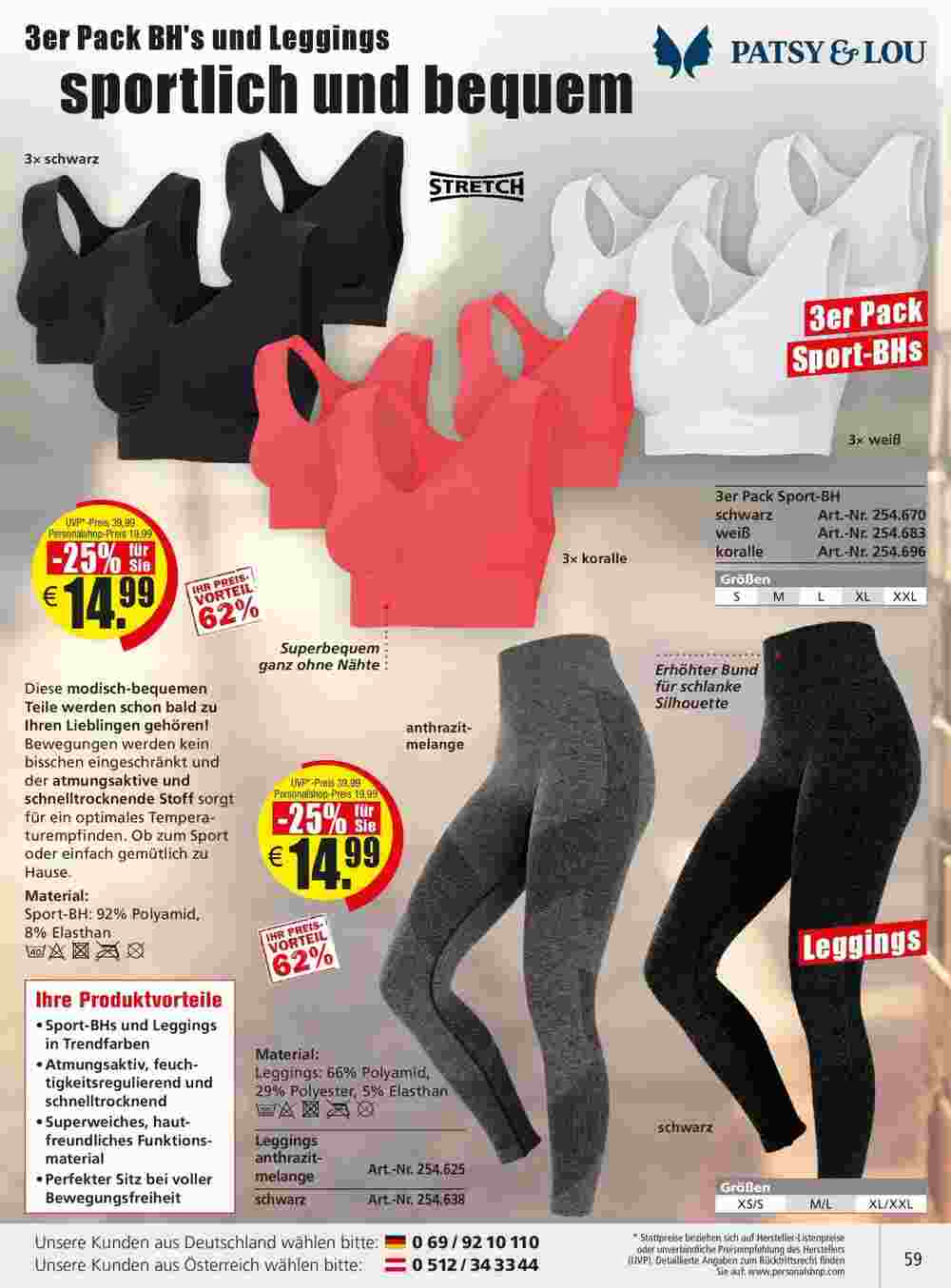 Personalshop Flugblatt (ab 30.09.2023) - Angebote und Prospekt - Seite 59