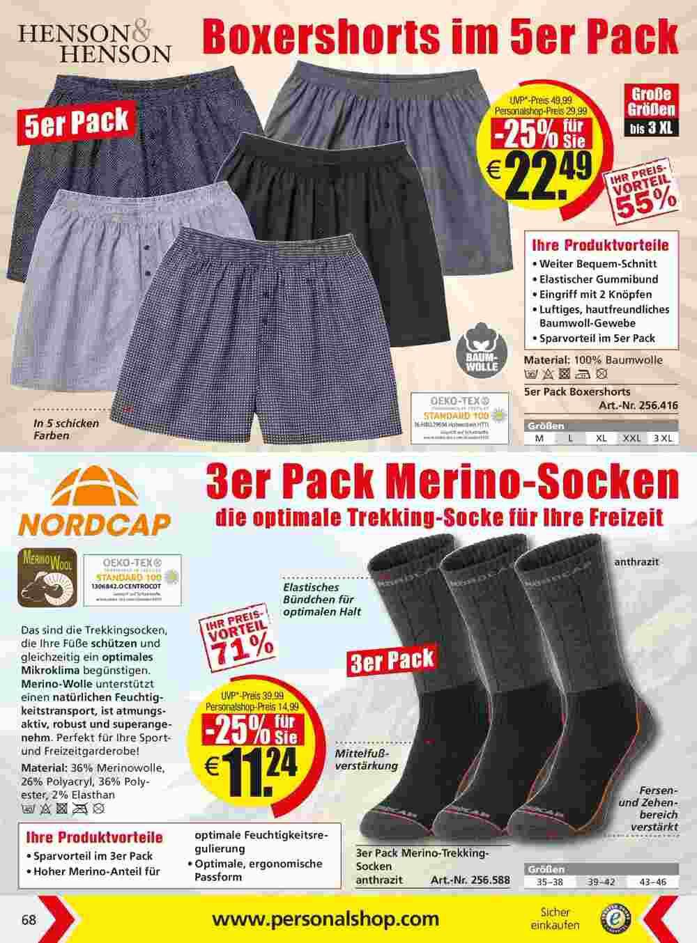 Personalshop Flugblatt (ab 30.09.2023) - Angebote und Prospekt - Seite 68