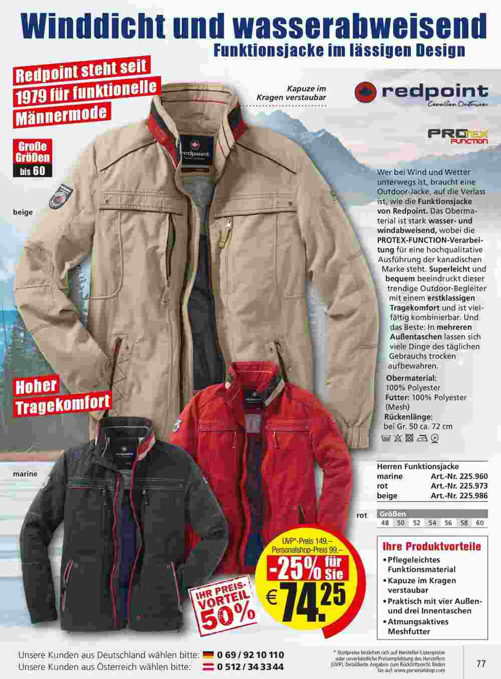 Personalshop Flugblatt (ab 30.09.2023) - Angebote und Prospekt - Seite 77