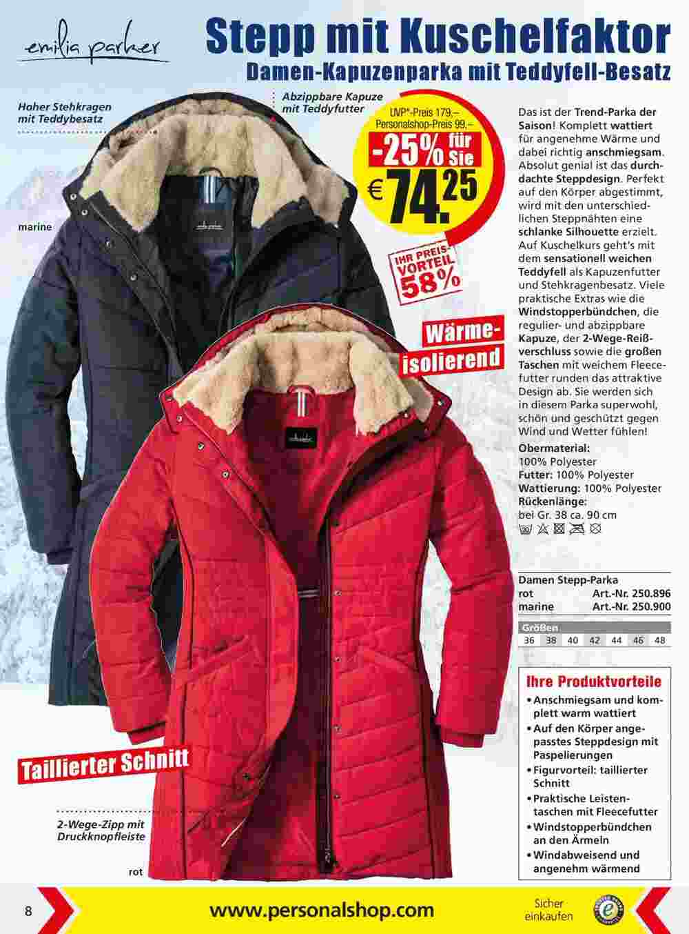 Personalshop Flugblatt (ab 30.09.2023) - Angebote und Prospekt - Seite 8