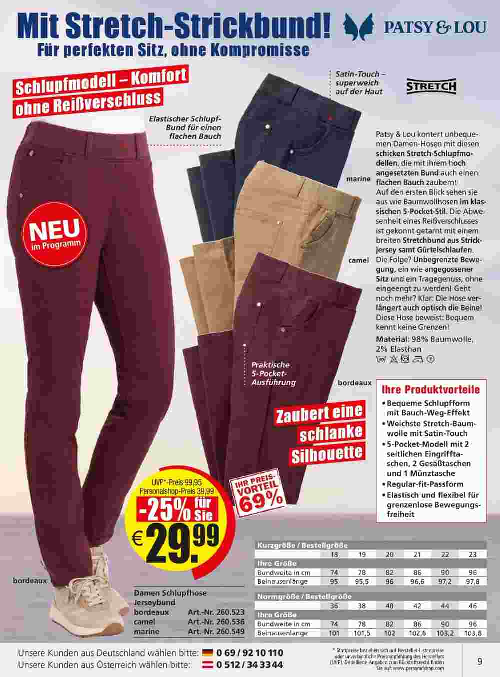 Personalshop Flugblatt (ab 30.09.2023) - Angebote und Prospekt - Seite 9