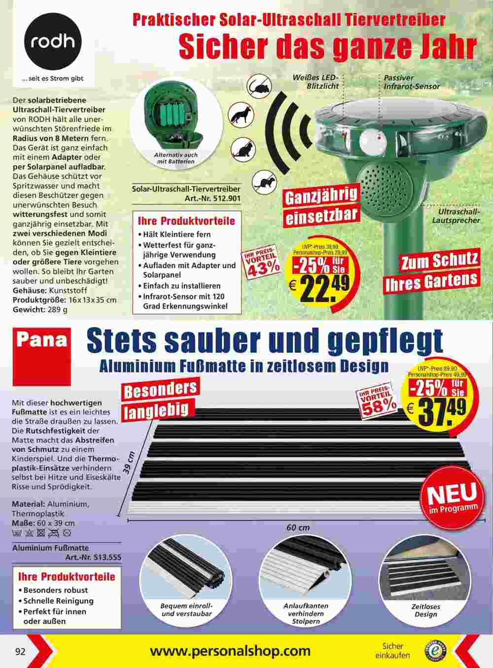 Personalshop Flugblatt (ab 30.09.2023) - Angebote und Prospekt - Seite 92