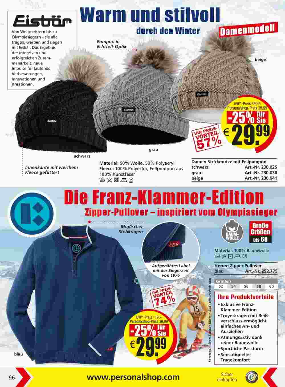 Personalshop Flugblatt (ab 30.09.2023) - Angebote und Prospekt - Seite 96