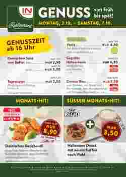 Interspar Restaurant Flugblatt (ab 01.10.2023) - Angebote und Prospekt