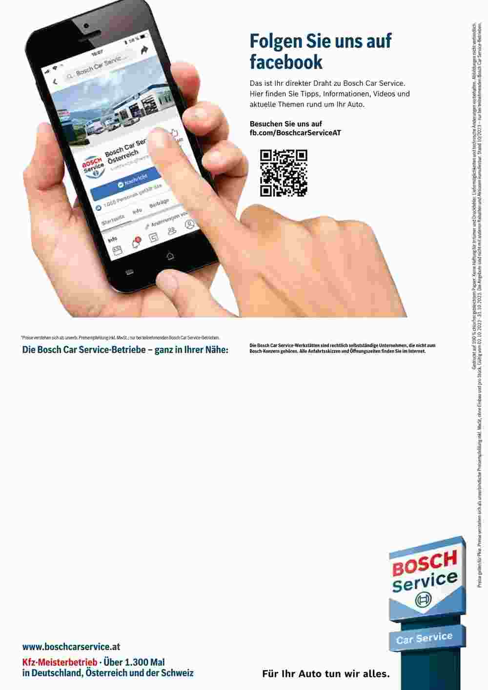 Bosch Car Service Flugblatt (ab 01.10.2023) - Angebote und Prospekt - Seite 8