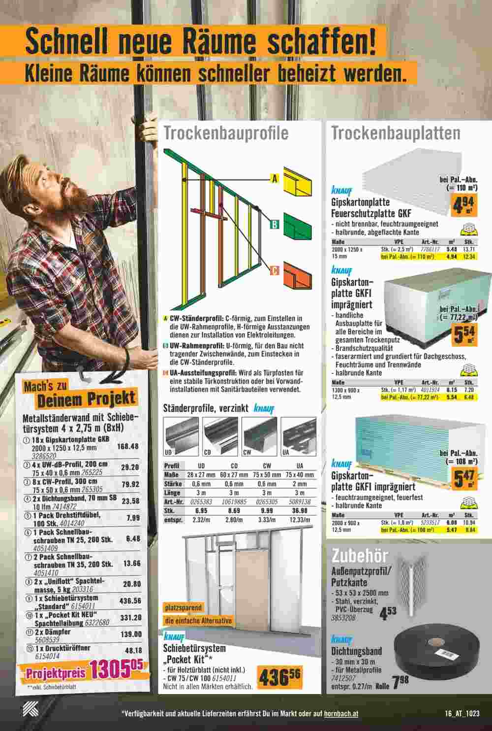 Hornbach Flugblatt (ab 01.10.2023) - Angebote und Prospekt - Seite 16