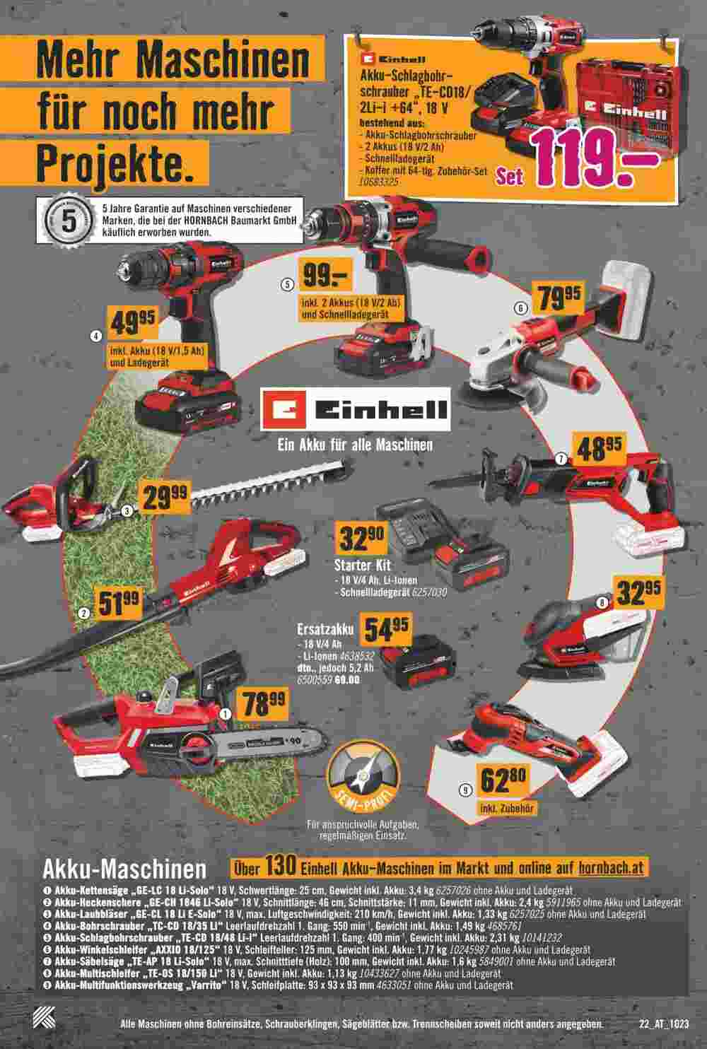 Hornbach Flugblatt (ab 01.10.2023) - Angebote und Prospekt - Seite 22