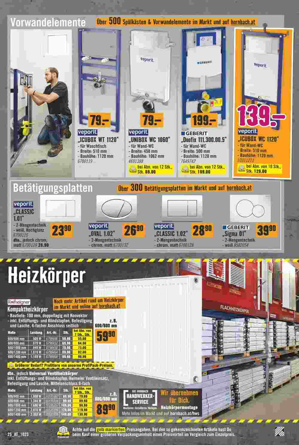 Hornbach Flugblatt (ab 01.10.2023) - Angebote und Prospekt - Seite 25