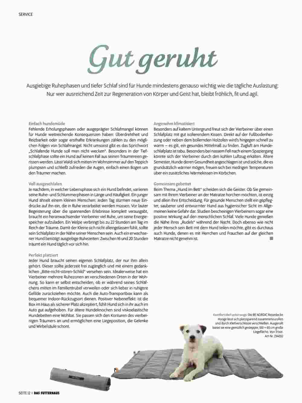 Das Futterhaus Flugblatt (ab 01.10.2023) - Angebote und Prospekt - Seite 12
