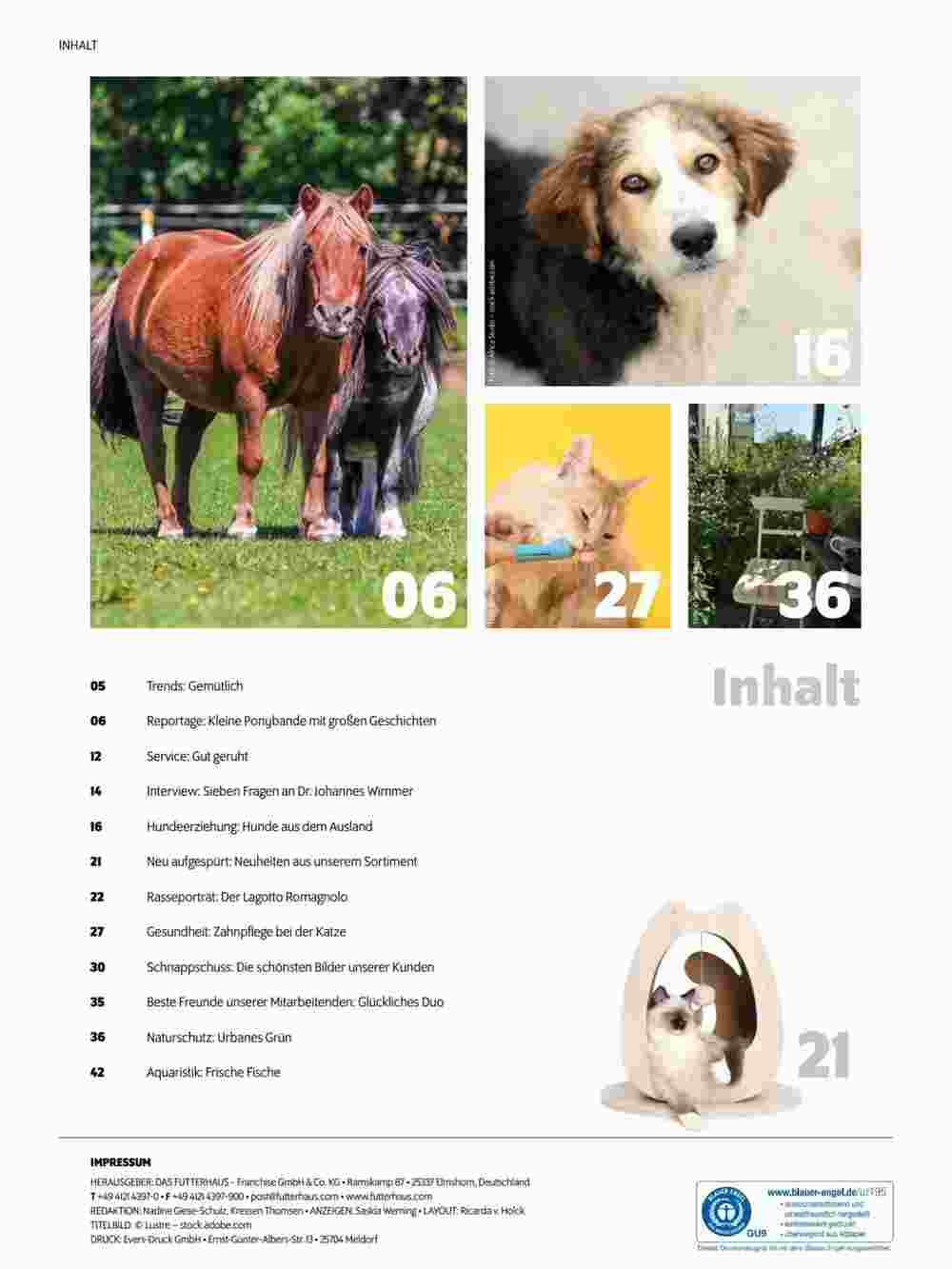 Das Futterhaus Flugblatt (ab 01.10.2023) - Angebote und Prospekt - Seite 3
