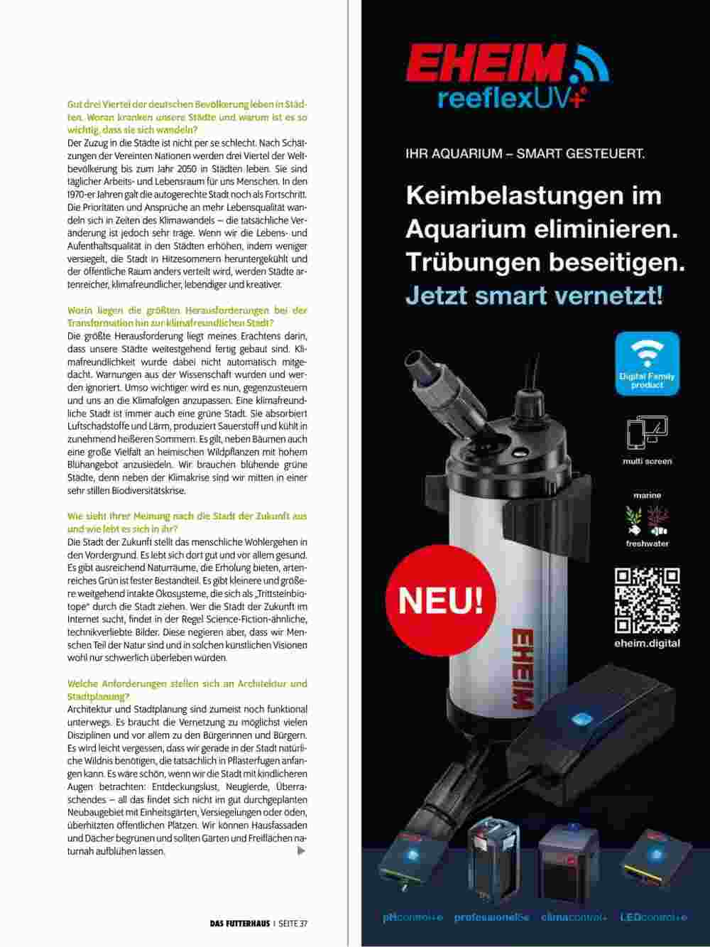 Das Futterhaus Flugblatt (ab 01.10.2023) - Angebote und Prospekt - Seite 37