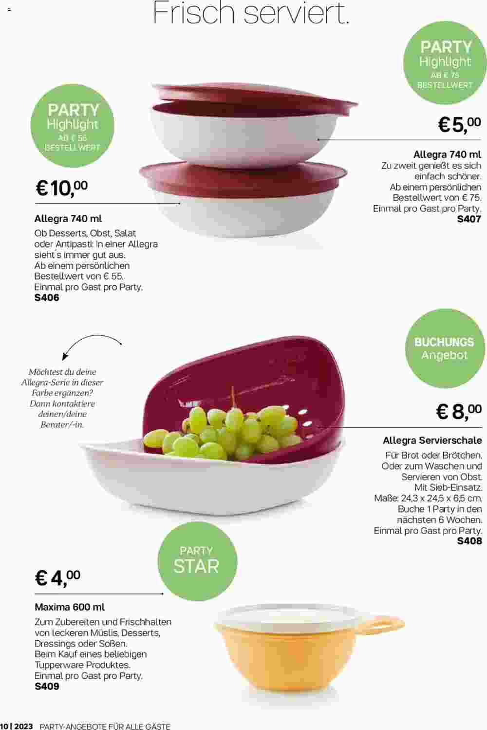 Tupperware Flugblatt (ab 02.10.2023) - Angebote und Prospekt - Seite 5