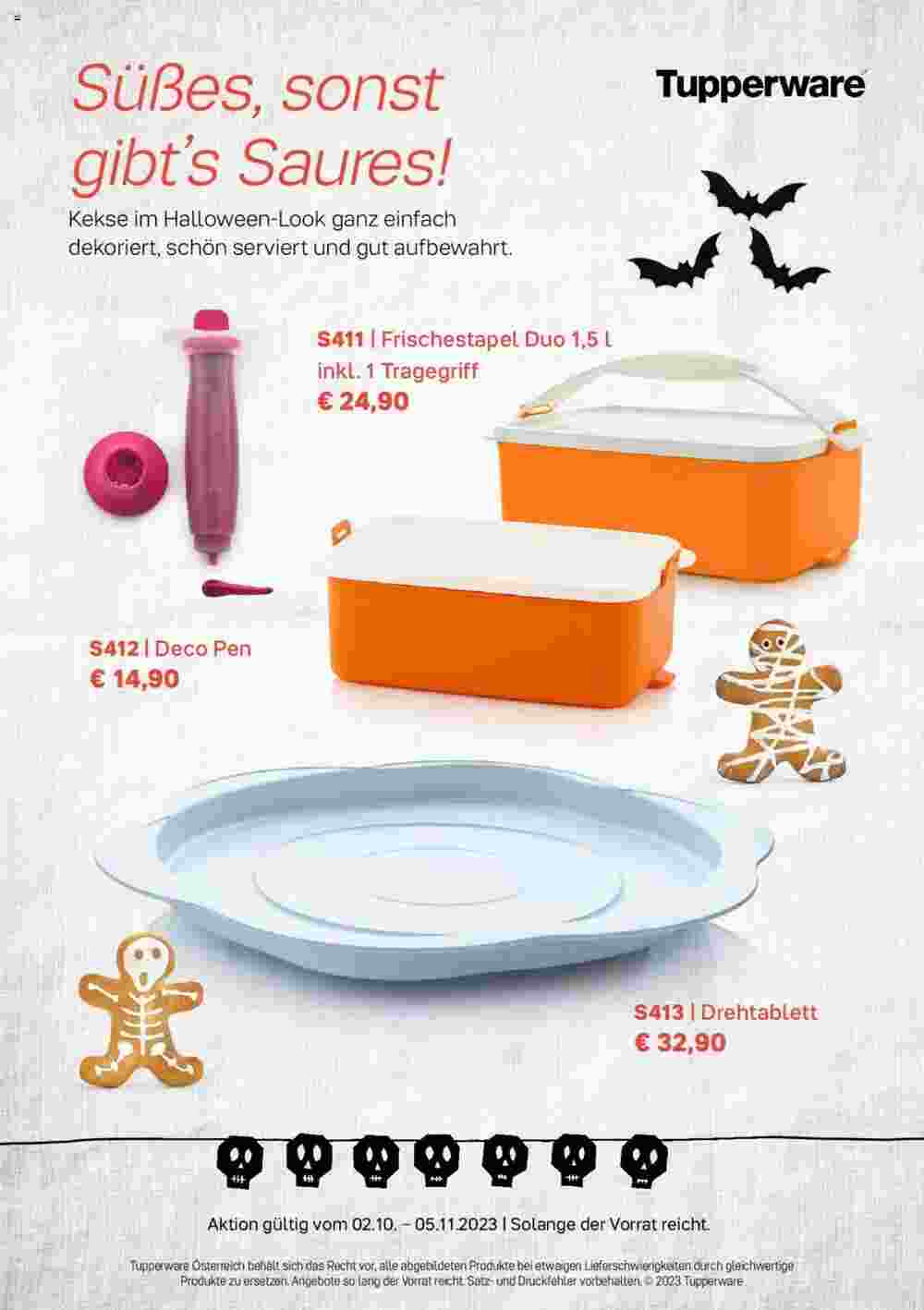 Tupperware Flugblatt (ab 02.10.2023) - Angebote und Prospekt - Seite 1