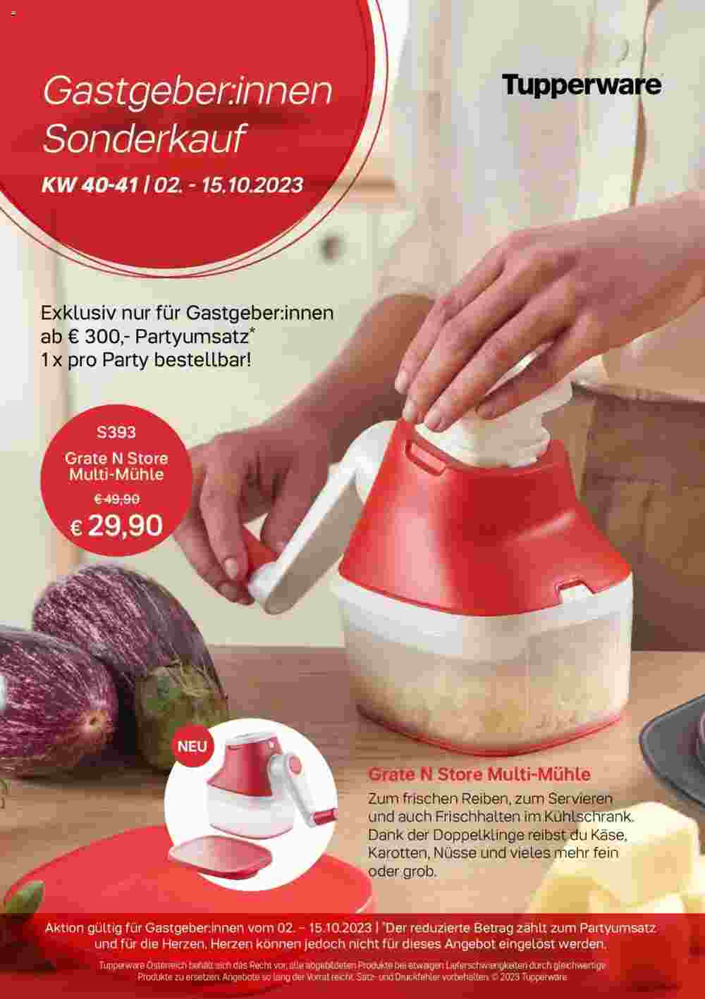 Tupperware Flugblatt (ab 02.10.2023) - Angebote und Prospekt - Seite 2