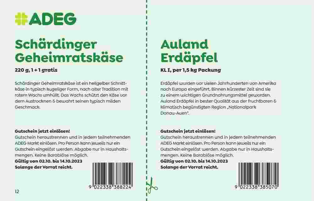 ADEG Flugblatt (ab 02.10.2023) - Angebote und Prospekt - Seite 12