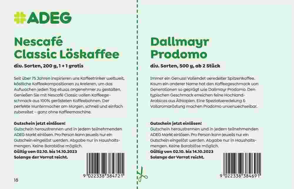 ADEG Flugblatt (ab 02.10.2023) - Angebote und Prospekt - Seite 18