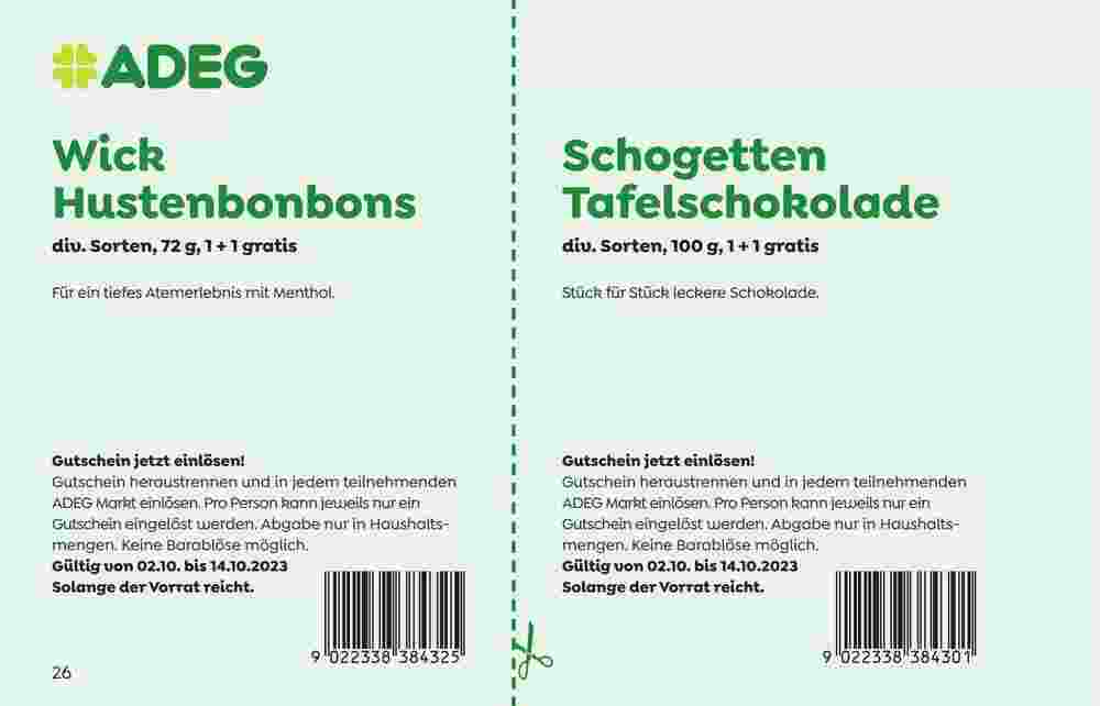 ADEG Flugblatt (ab 02.10.2023) - Angebote und Prospekt - Seite 26