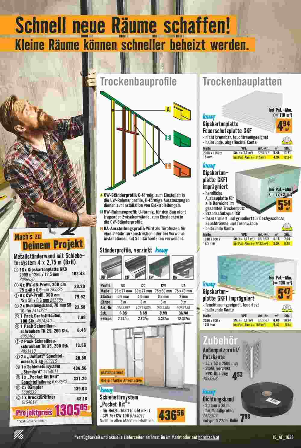 Hornbach Flugblatt (ab 02.10.2023) - Angebote und Prospekt - Seite 16