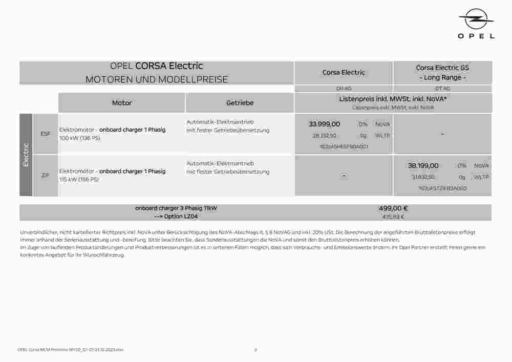 Opel Flugblatt (ab 03.10.2023) - Angebote und Prospekt - Seite 3