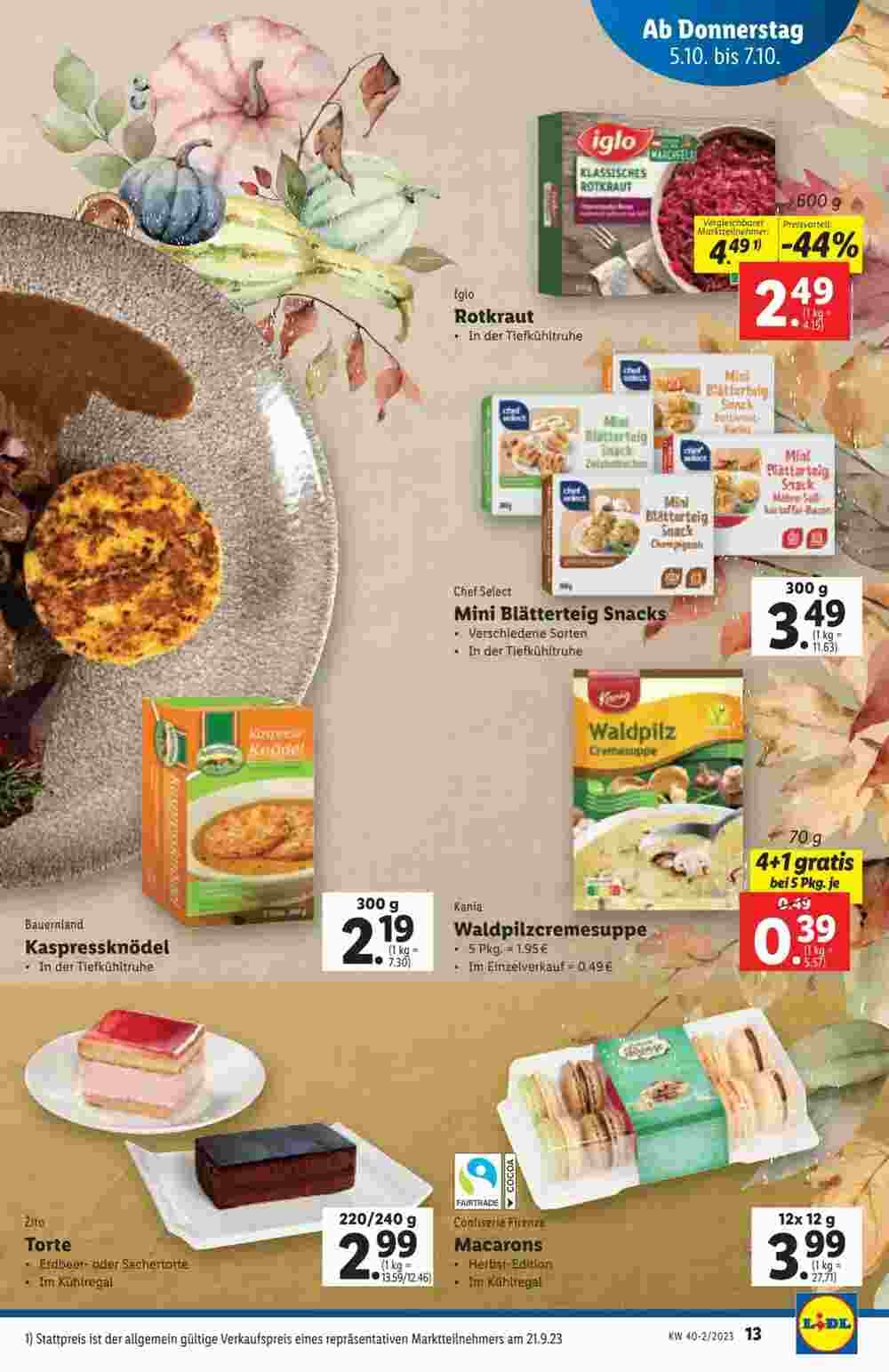 Lidl Flugblatt (ab 04.10.2023) - Angebote und Prospekt - Seite 13