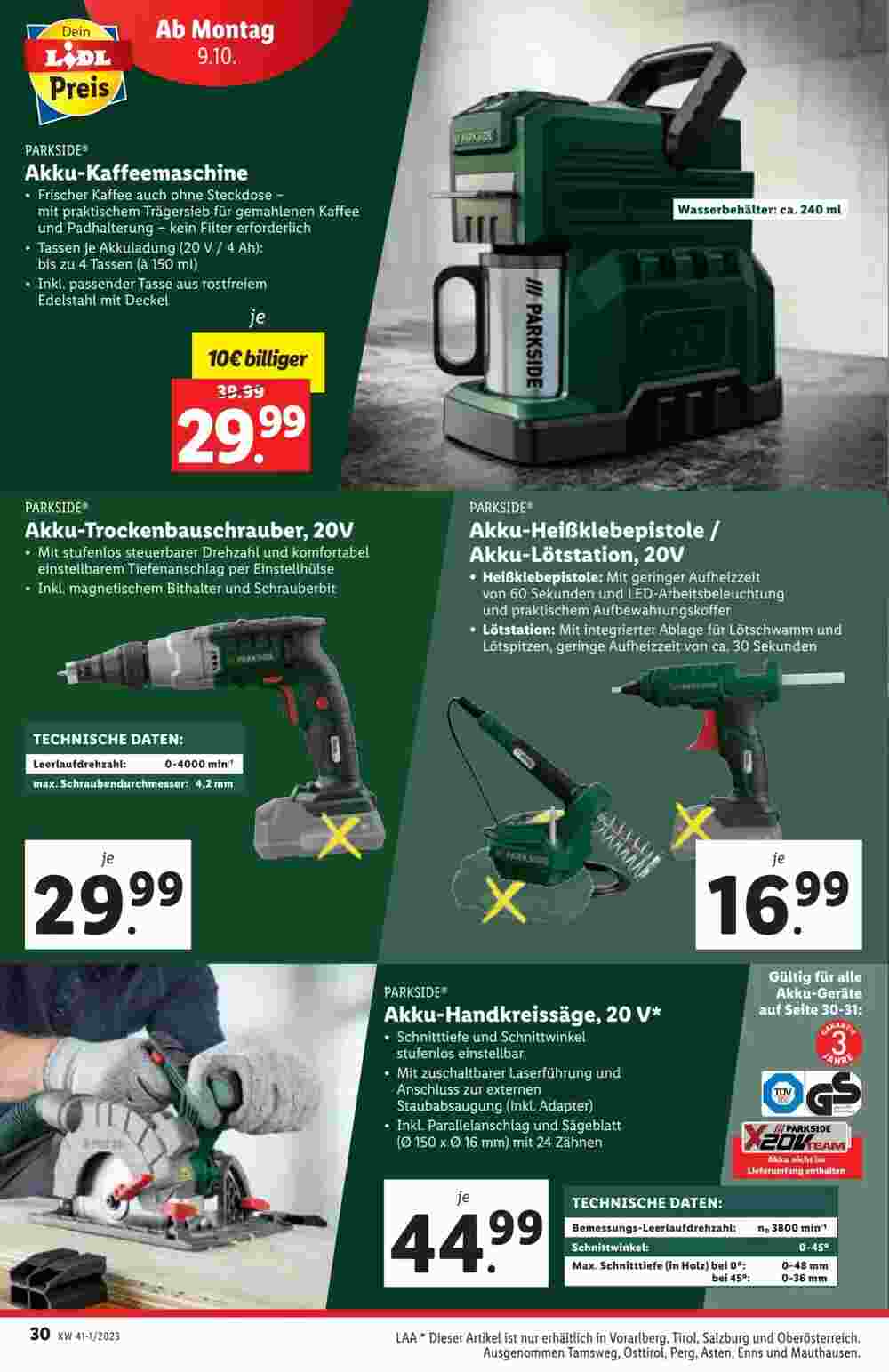 Lidl Flugblatt (ab 04.10.2023) - Angebote und Prospekt - Seite 32