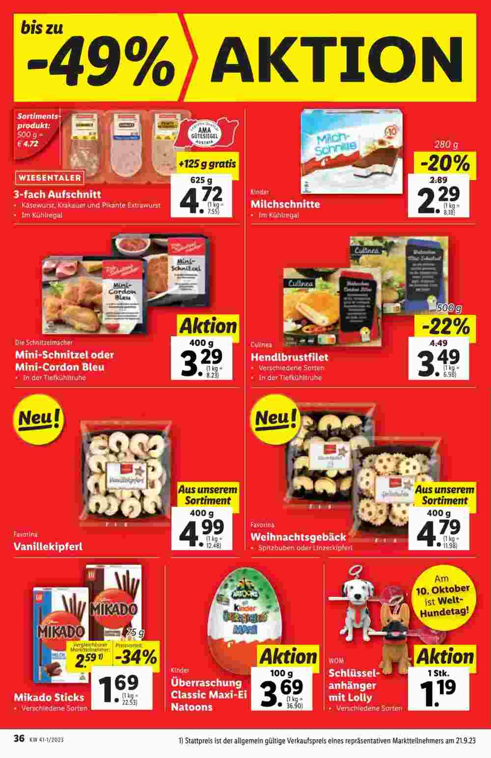 Lidl Flugblatt (ab 04.10.2023) - Angebote und Prospekt - Seite 38