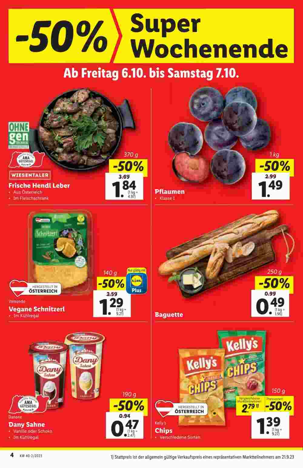 Lidl Flugblatt (ab 04.10.2023) - Angebote und Prospekt - Seite 4