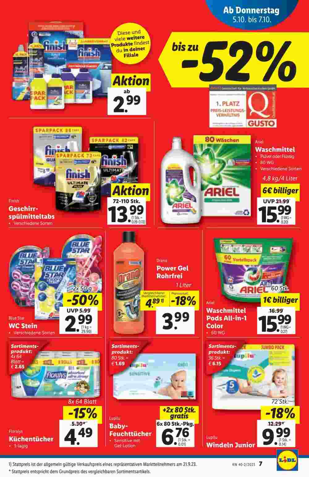 Lidl Flugblatt (ab 04.10.2023) - Angebote und Prospekt - Seite 7