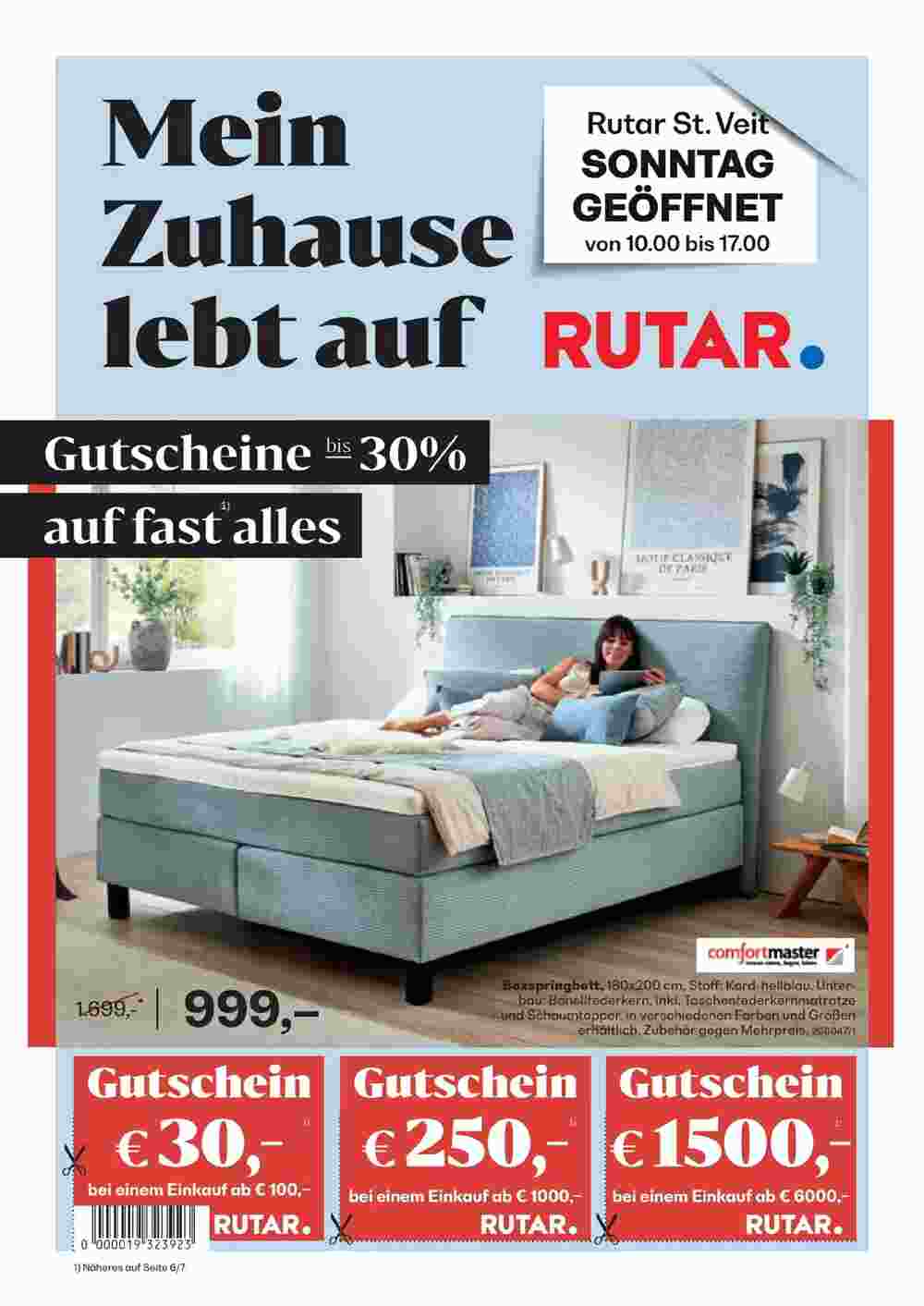 Rutar Flugblatt (ab 04.10.2023) - Angebote und Prospekt - Seite 1