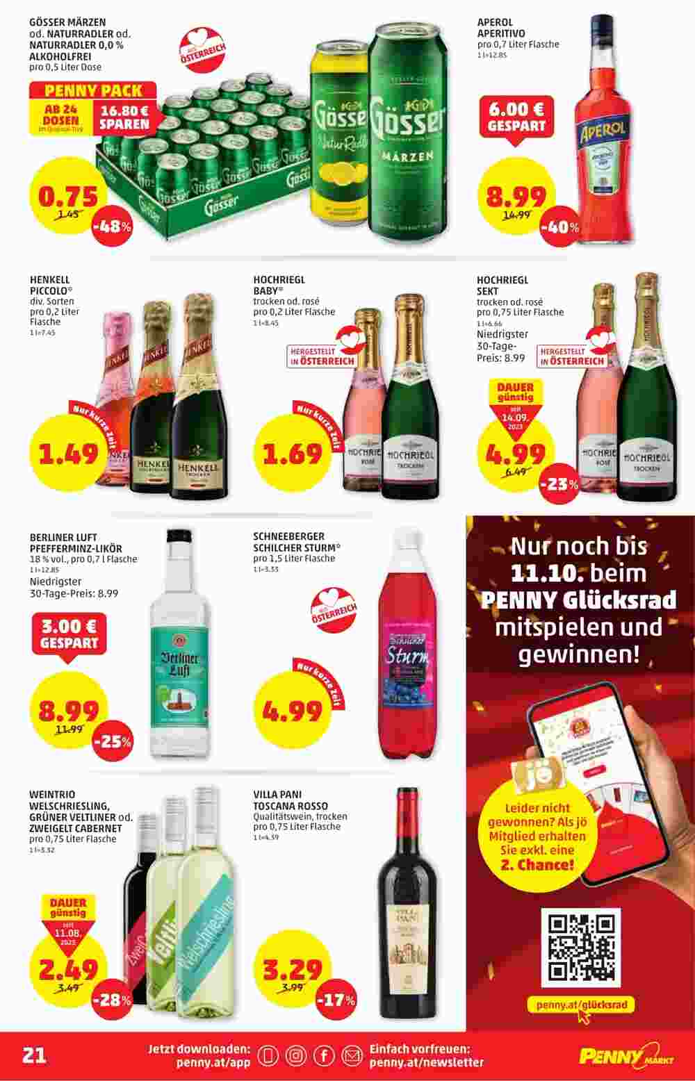 PENNY Flugblatt (ab 05.10.2023) - Angebote und Prospekt - Seite 21
