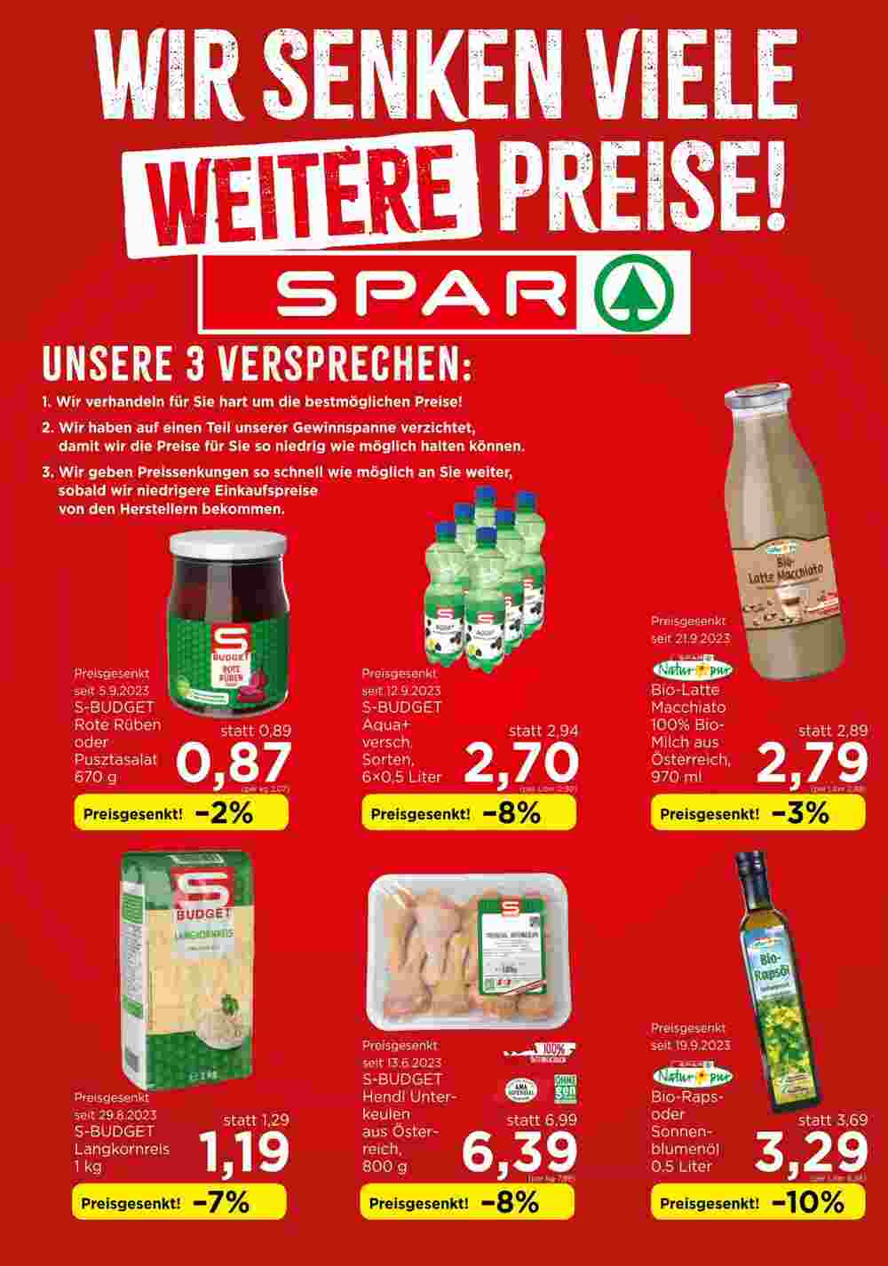 Spar Flugblatt (ab 05.10.2023) - Angebote und Prospekt - Seite 12