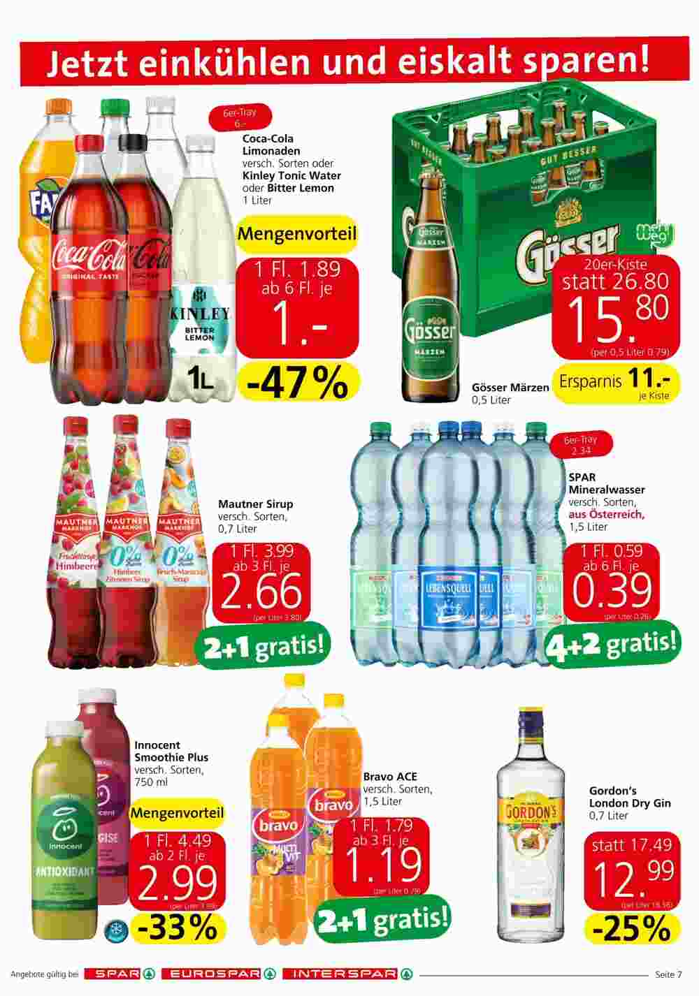 Spar Flugblatt (ab 05.10.2023) - Angebote und Prospekt - Seite 7