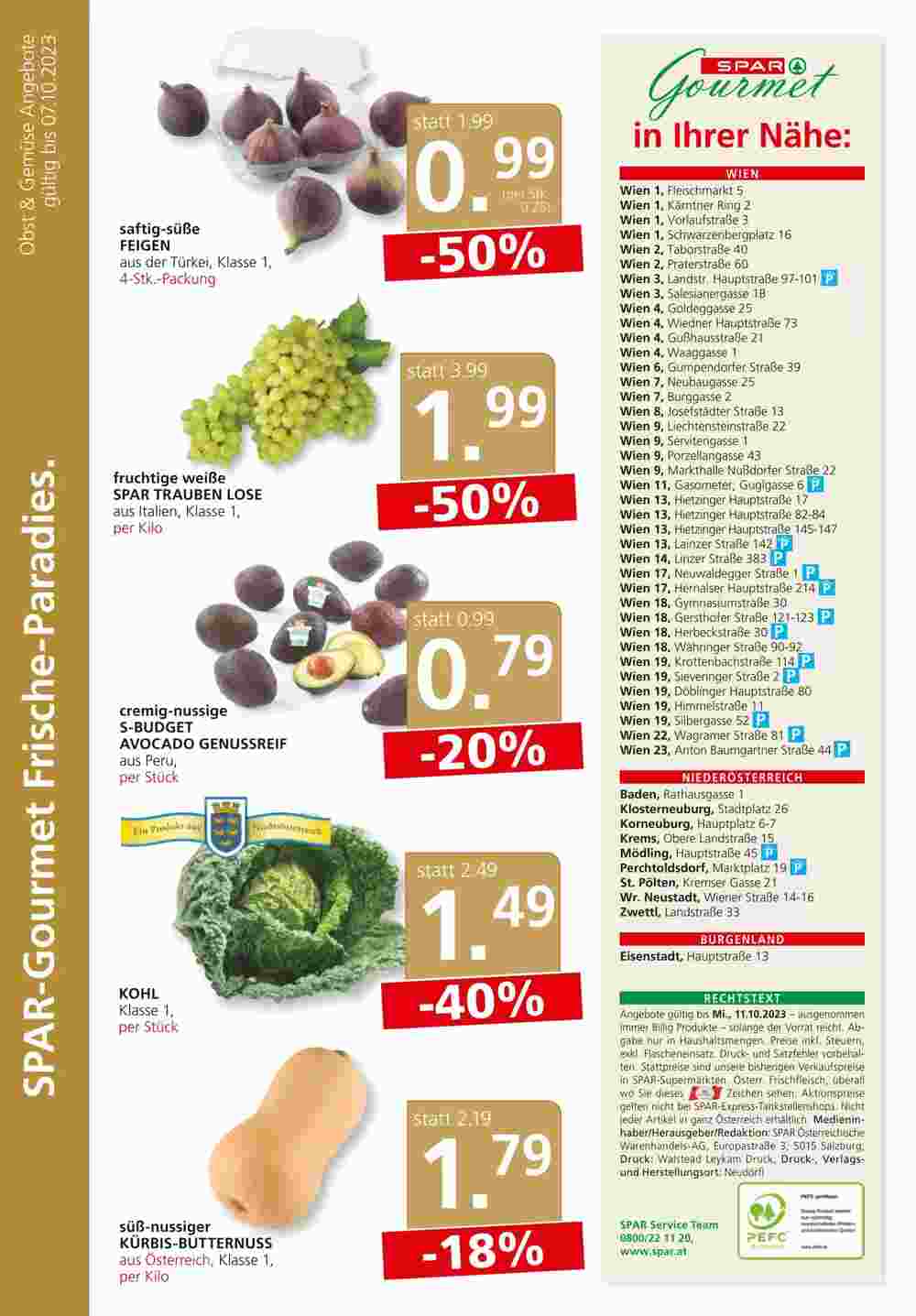 SPAR Gourmet Flugblatt (ab 05.10.2023) - Angebote und Prospekt - Seite 8