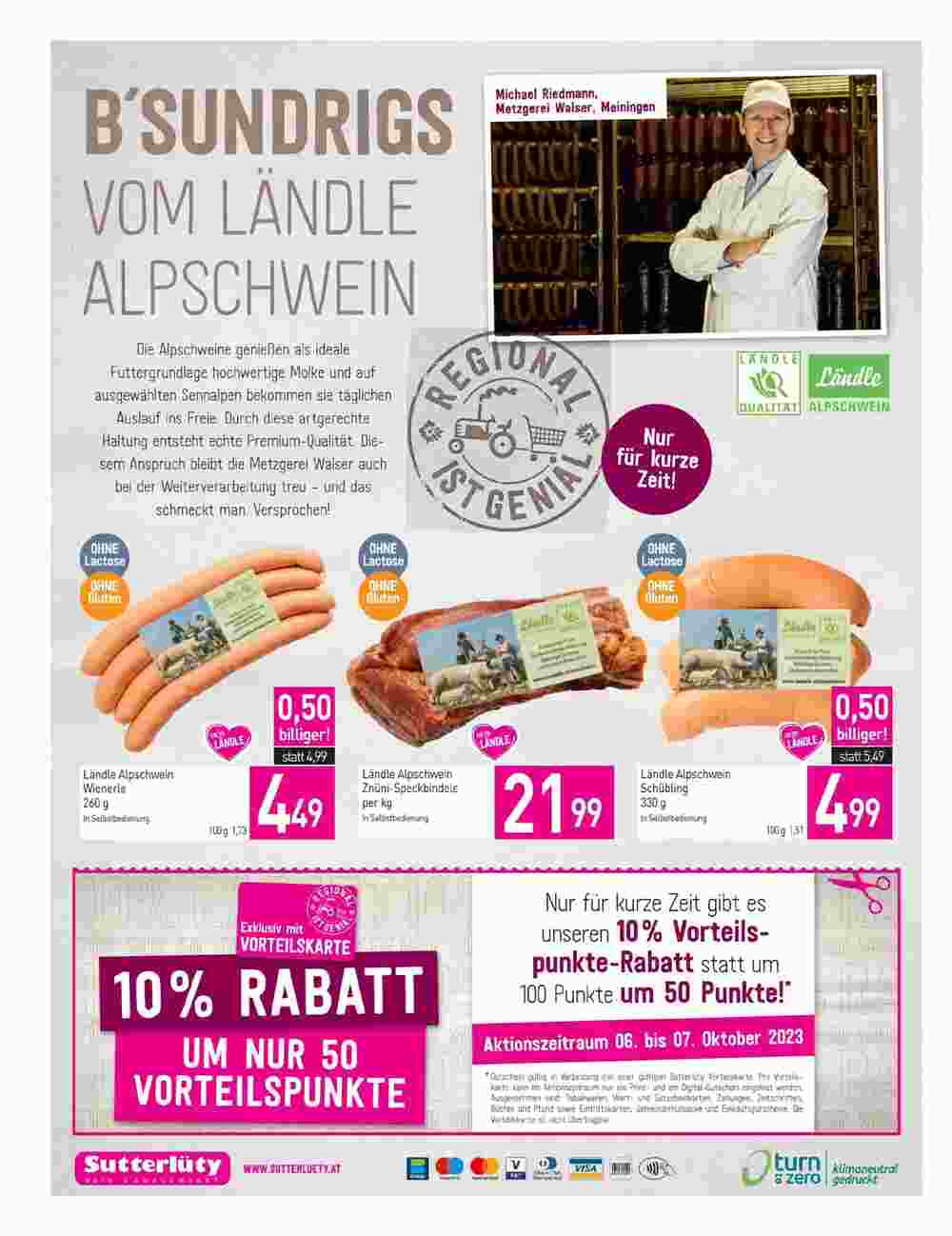 Sutterlüty Flugblatt (ab 05.10.2023) - Angebote und Prospekt - Seite 16