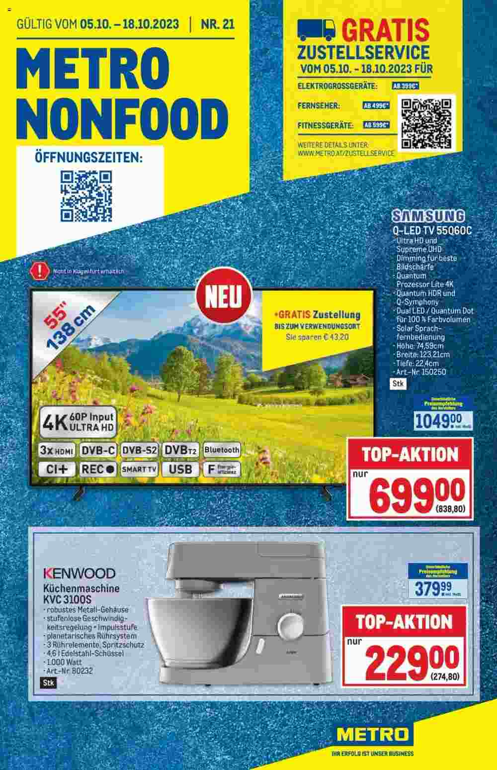 Metro Flugblatt (ab 05.10.2023) - Angebote und Prospekt - Seite 1