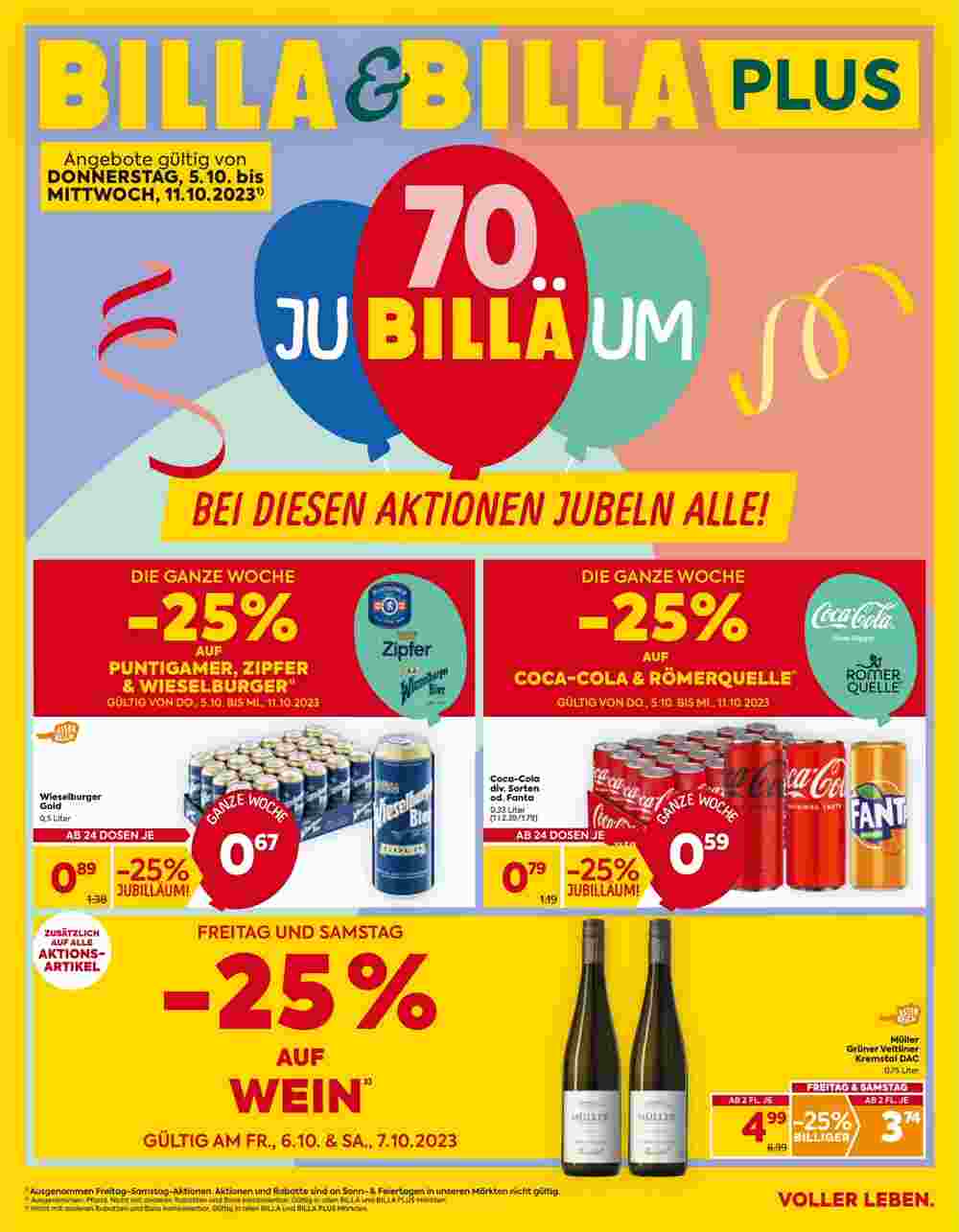 Billa Box Flugblatt (ab 05.10.2023) - Angebote und Prospekt - Seite 1