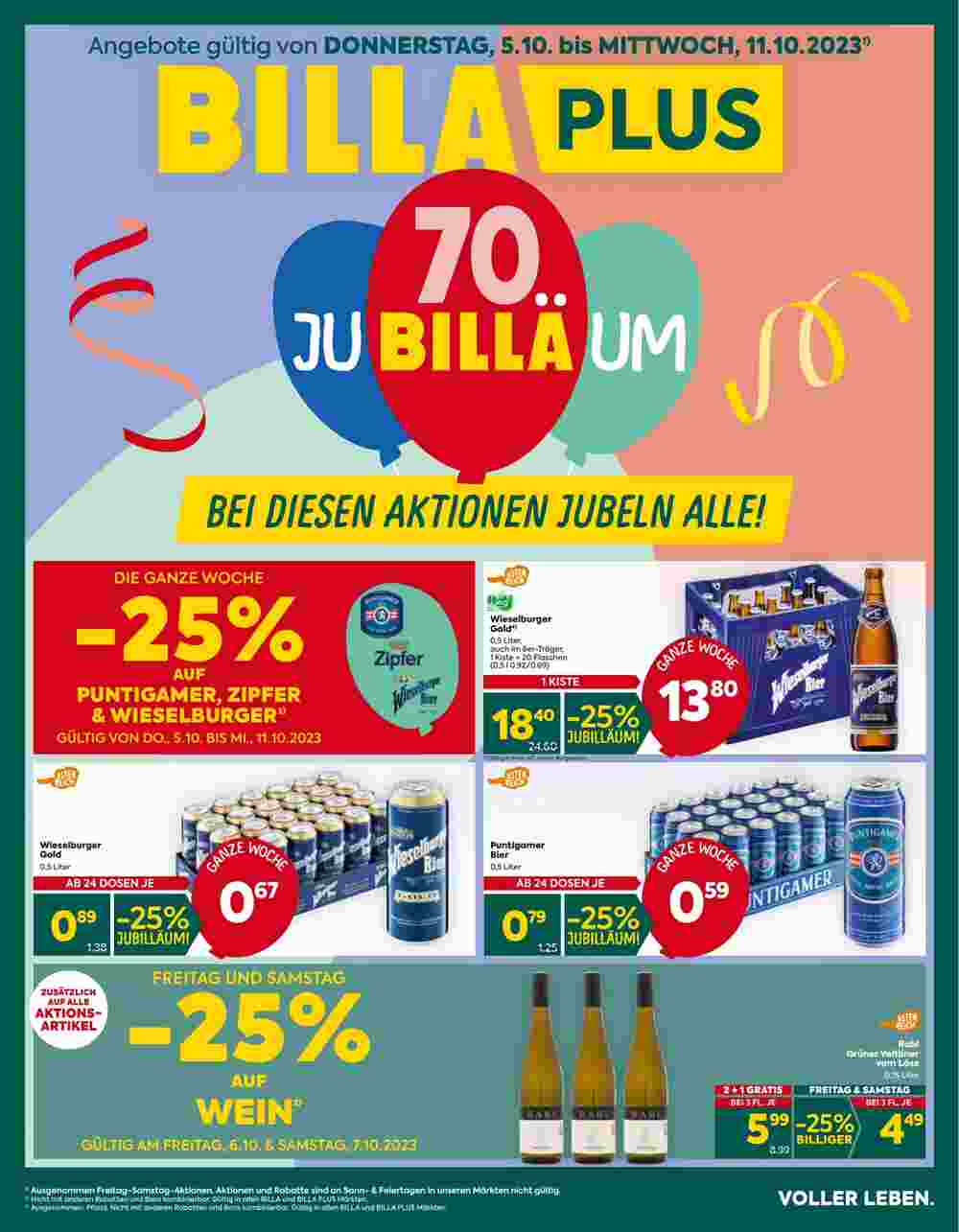 Billa Box Flugblatt (ab 05.10.2023) - Angebote und Prospekt - Seite 1