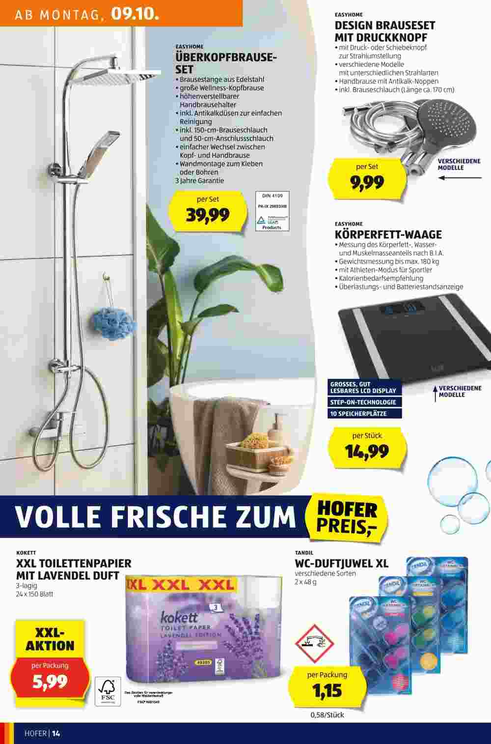 Hofer Flugblatt (ab 06.10.2023) - Angebote und Prospekt - Seite 16