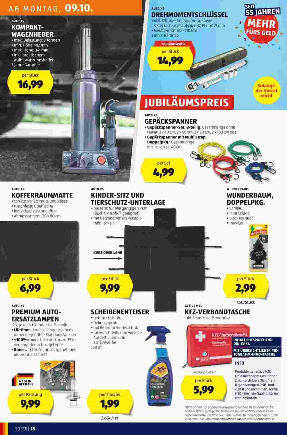Hofer Flugblatt (ab 06.10.2023) - Angebote und Prospekt - Seite 20